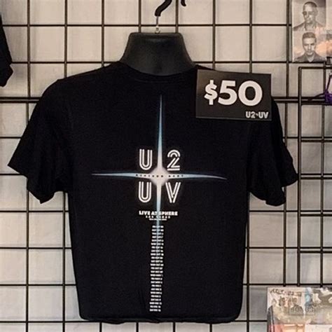 u2songs | Merchandise at the Sphere and Zoo Station 2023