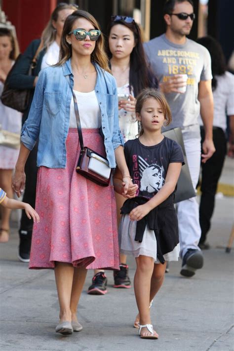 Photo Jessica Alba Et Sa Fille Honor Se Prom Nent New York Le