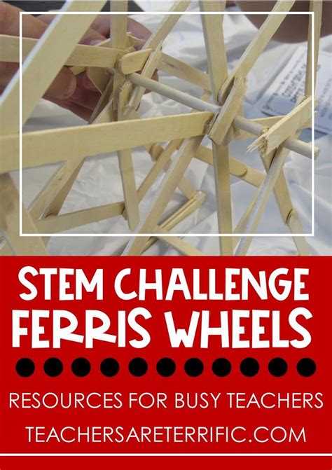 STEM Ferris Wheel Challenge Force And Motion Project