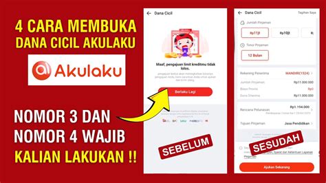 Cara Membuka Dana Cicil Akulaku Tanpa Bpjsku Update Terbaru Youtube