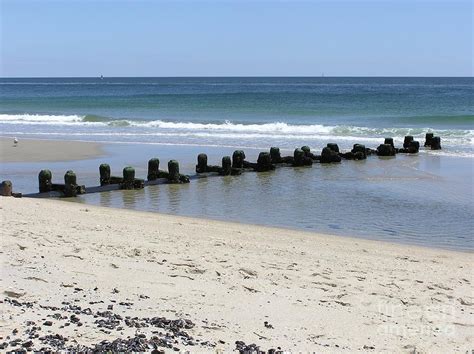 Beach At Barnegat Lighthouse Old Barney New Jersey Photograph By Sven