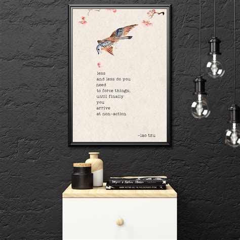 Zen Art Inspirational Quote Quote Print Lao Tzu's - Etsy