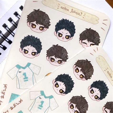 Jual Sticker Haikyuu Aoba Johsai Seijou Hologram Sticker Anime Oikawa