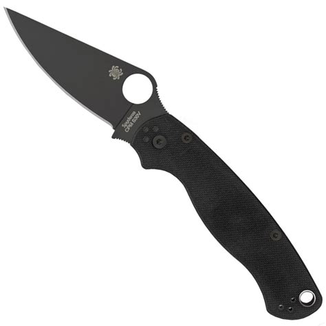 Spyderco Para Military Model 2 G 10 Handle Folding Knife Camouflageca