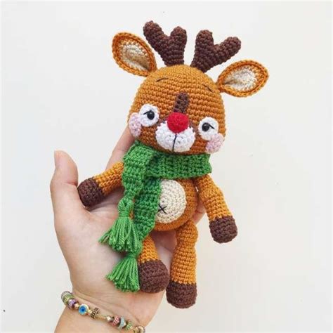 Receita Rena Amigurumi Elo Produtos Especiais