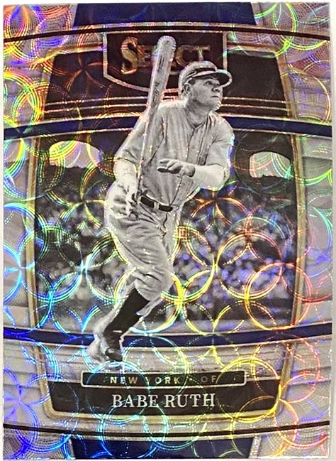 Babe Ruth 2022 Panini Select Baseball New York Yankees Concourse Scope