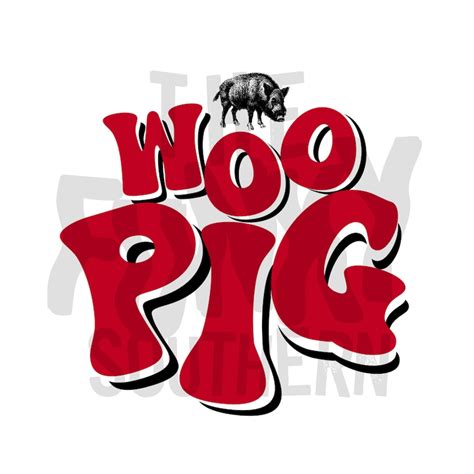 Woo Pig Arkansas Svg Png Arkansas Razorbacks Woo Pig Sooie Etsy