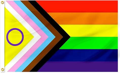 Progress Pride Rainbow Lgbt Garden Flag X Inch Double Sided Lgbtq Transgender Gay Flags For