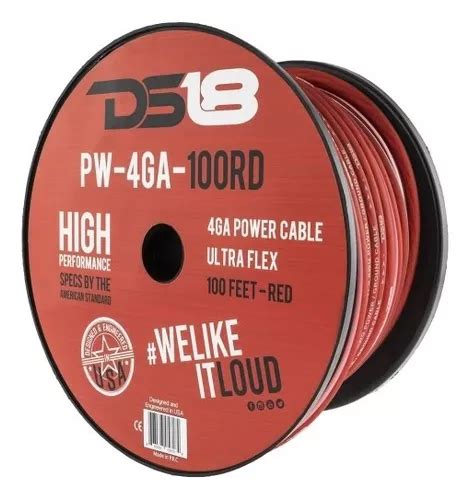 Rollo De Cable Instalacion Potencia Ds Gauge Mts Flex