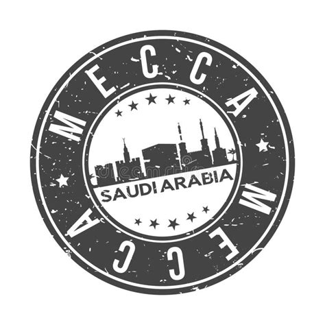 Mecca Saudi Arabia Asia Icon Vektor Art Design Skyline Flat City