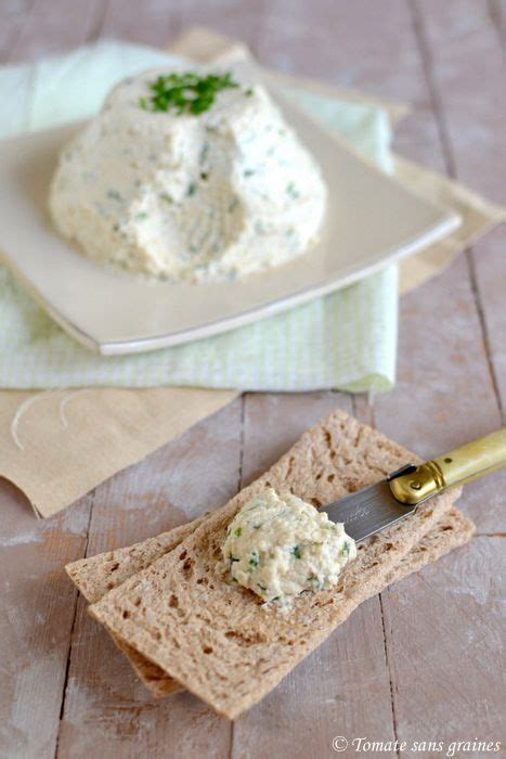 Fromage végétal aux noix de cajou ail et fines herbes Faux mage