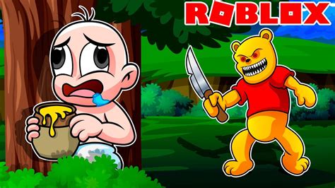 Escapa Del Aterrador Pooh La Historia De Winnie Pooh En Roblox