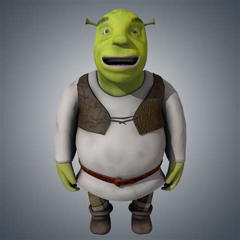 Shrek 3d Model