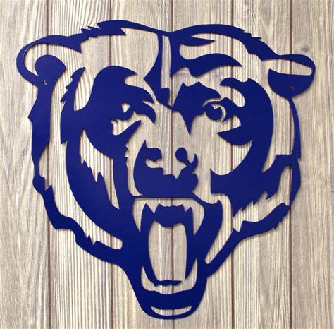 Chicago Bears Metal Wall Hanging Home And Living Wall Hangings