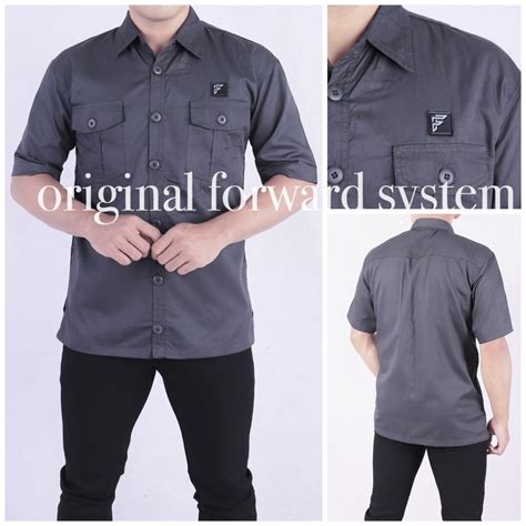 Jual Workshirt Ss Seri Kemeja Patch Pendek Warna Baju Kerja