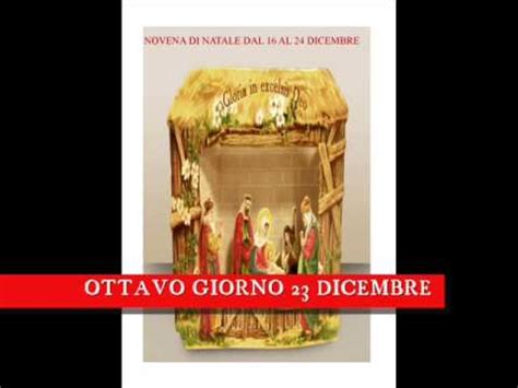 Novena Di Natale Ottavo Giorno Youtube