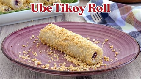 Ube Peanut Tikoy Rolls Ube Halaya Filling Youtube