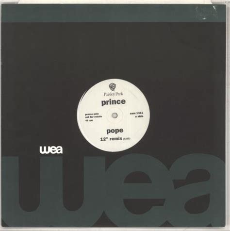 Prince Pope 12 Remix Uk Promo 12 Vinyl Single 12 Inch Record Maxi