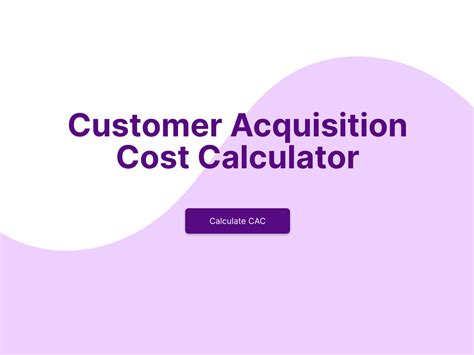 Customer Acquisition Cost Calculator Free Involve Me Template