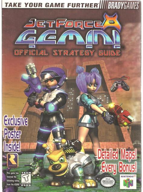 Jet Force Gemini Detailed Map Game Guide Comic Book Cover