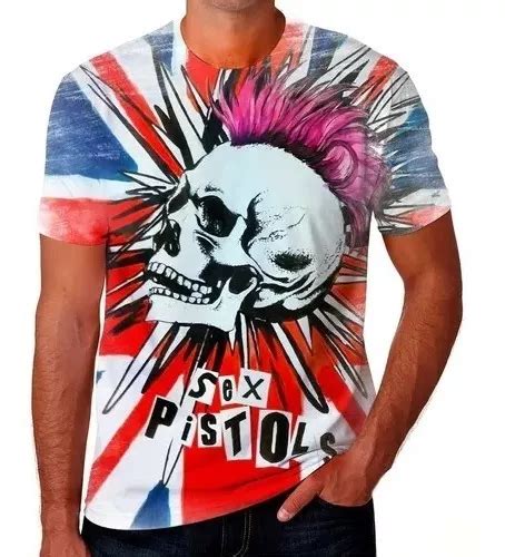 Camiseta Camisa Sex Pistols Banda Inglesa Punk Rock Hd