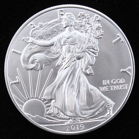 2019 American Silver Eagle $1 One-Dollar Coin (Brilliant Uncirculated) | Pristine Auction