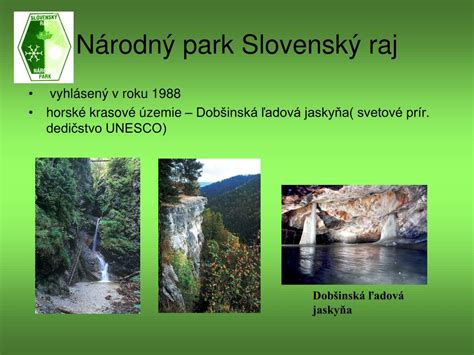 PPT Národné parky Slovenska PowerPoint Presentation free download