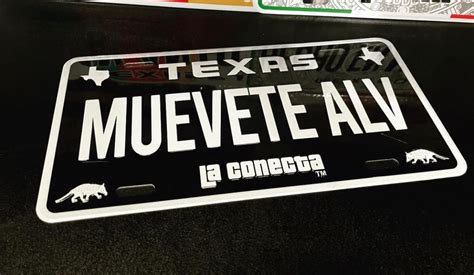 Muevete Alv Novelty Plate