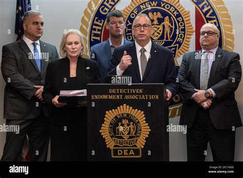 Dea President Paul Digiacomo Speaks During Press Conference By Senator