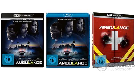 Ambulance Ab 2022 Im 4K HD Steelbook Sowie Als Standard Varianten