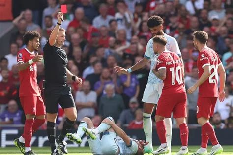 Var Call On Alexis Mac Allister Red Card Explained As J Rgen Klopp