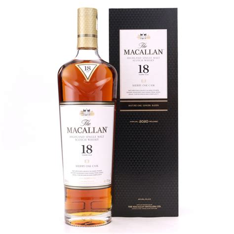 Macallan 18 Year Old Sherry Oak 2020 Release Whisky Auctioneer