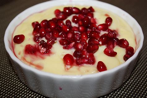 Cremepudding Mit Granatapfel Von Ulkig Chefkoch