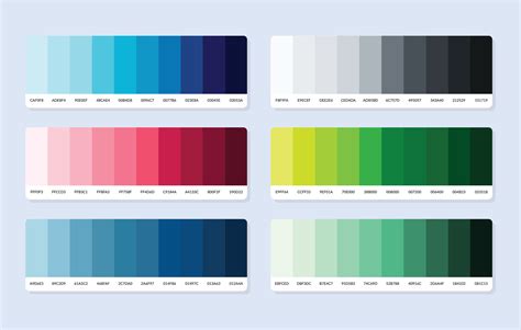 Pantone Colour Palette Catalog Samples In Rgb Hex 27198395 Vector Art