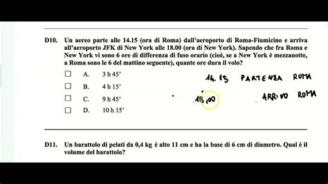 Prova Invalsi Matematica Terza Media Spiegata E Risolta D