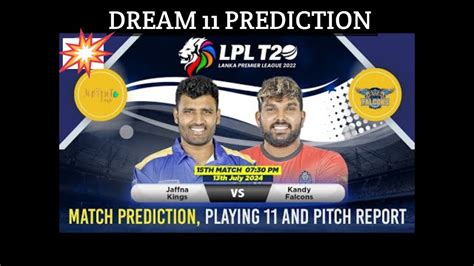 LANKA PREMIER LEAGUE 2024 KANDY FALCONS VS JAFFNA KINGS MATCH