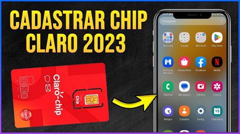 Como Cadastrar chip da CLARO 2024 Novo Método Rápido e Fácil YouTube