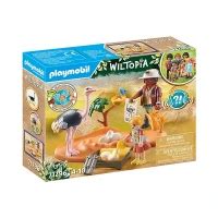 Paniate Playmobil Wiltopia Nido Di Struzzo E Custodi