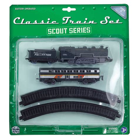 WowToyz Scout Series Train Set 10-piece - Black Steam | Train Toys – MightyToy