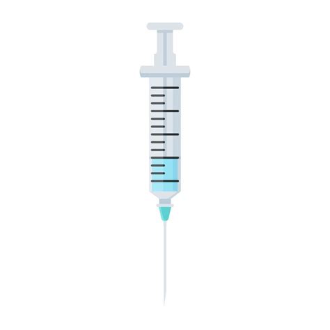 Medical syringe, vector illustration 23052614 Vector Art at Vecteezy