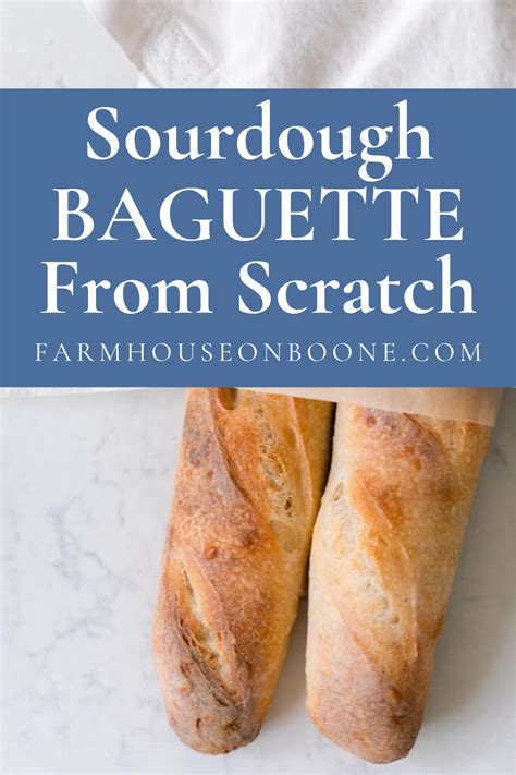 Sourdough Baguette Recipe From Scratch Baguette Recipe Recipes Sourdough Baguette Recipe