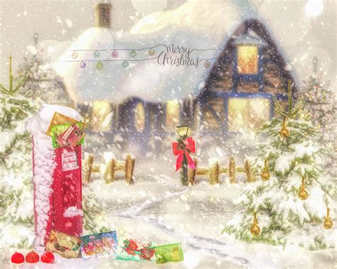 Cards And Letters To Santa Painting Digital Art By Debra And Dave