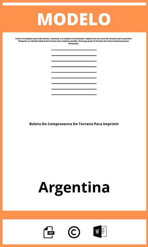 Modelo De Boleto De Compraventa De Terreno Para Imprimir 2025