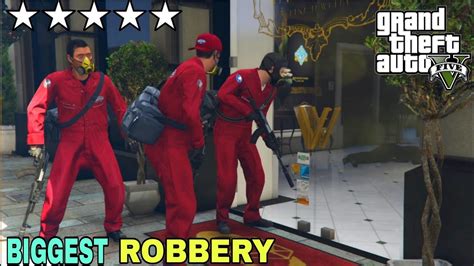 ROBBERY IN CITY S BIGGEST JEWELLERY SHOP GTA V GAMEPLAY YouTube