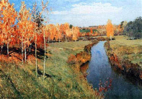 Картина Исаака Левитана Золотая Осень (Элла Гоник) / Стихи.ру
