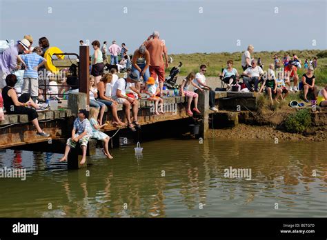 Walberswick Crabbing Competition Stock Photo, Royalty Free Image ...