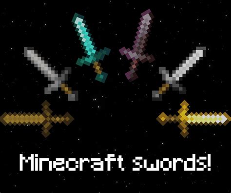 ArtStation - Minecraft sword 3d models! | Resources