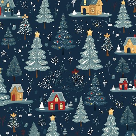 Premium Vector New Year And Christmas Seamless Pattern Vector