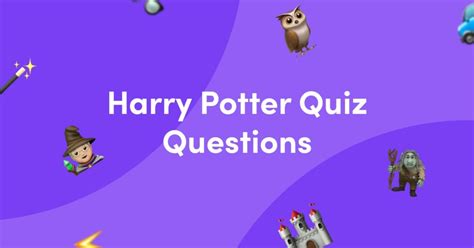 50 Harry Potter Quiz Questions and Answers - Kwizzbit