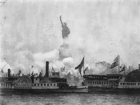 Estatua Da Liberdade 1886 - Estátua da Liberdade – Construção e Inauguração em 1886